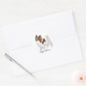 Papillon Dog Sticker (Envelop)