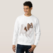 Papillon Dog Sweatshirt (Voorkant volledig)