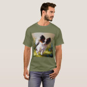 Papillon Dog T-shirt (Voorkant volledig)
