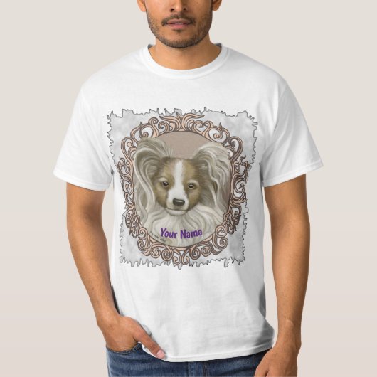 Papillon Dog T-shirt (Voorkant)