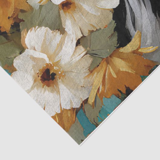 Papillon Dog Tissuepapier (Detail)