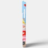 Papillon Dog Valentijnsdag Truck Hearts Case-Mate iPhone Case (Achterkant / Links)