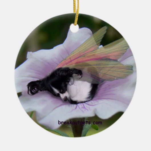 Papillon Fairy Ornament (Voorkant)