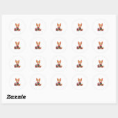 Papillon Feestboog Ronde Sticker (Vel)