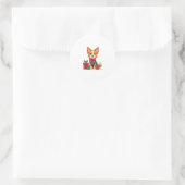 Papillon Feestboog Ronde Sticker (Tas)