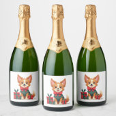 Papillon Feestboog Sparkling Wijnetiket (Flessen)