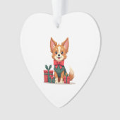 Papillon Festieve Strik Ornament (voorkant)
