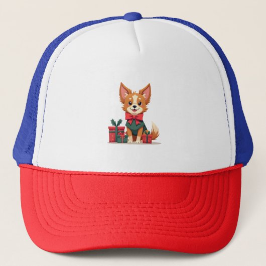 Papillon Festieve Strik Trucker Pet (Voorkant)