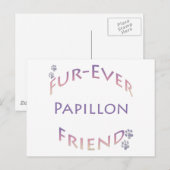 Papillon Furever Briefkaart (Voorkant / Achterkant)