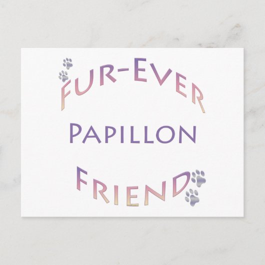 Papillon Furever Briefkaart (Voorkant)