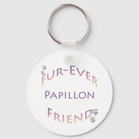 Papillon Furever Sleutelhanger (Voorkant)