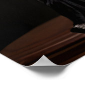 Papillon gekleed in Victoriaans kostuumportret Poster (Hoek)