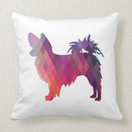 Papillon Geometric Pattern Modern Silhouette Kussen