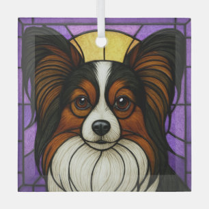 Papillon "Glas in lood" Glas Ornament
