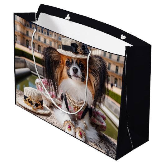 Papillon Groot Cadeauzakje (Achterkant Gekanteld)