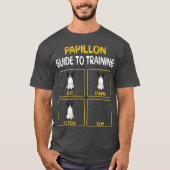 Papillon Guide to training Dog Obedience T-shirt (Voorkant)
