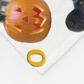 Papillon Halloween BOO Fleece Deken (Hoek)