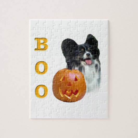 Papillon Halloween BOO Legpuzzel (Verticaal)