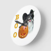 Papillon Halloween BOO Ronde Klok (Hoek)