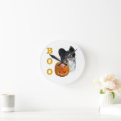 Papillon Halloween BOO Ronde Klok (Huis)
