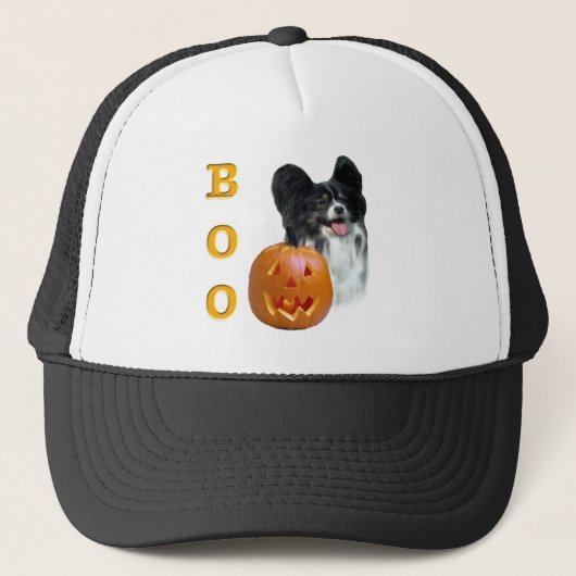 Papillon Halloween BOO Trucker Pet (Voorkant)
