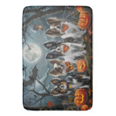 Papillon Halloween Griezelig Badmat (Voorkant Verticaal)