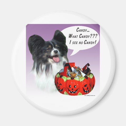 Papillon Halloween Snoep Magneet (Voorkant)