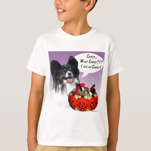 Papillon Halloween Snoep T-shirt (Voorkant)