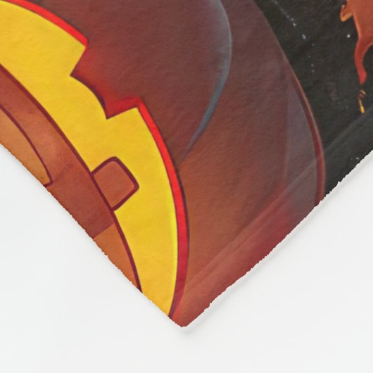 Papillon Halloween Spooky Fleece Deken (Hoek)