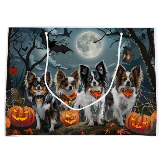 Papillon Halloween Spooky Groot Cadeauzakje (Voorkant)