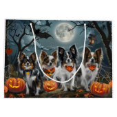 Papillon Halloween Spooky Groot Cadeauzakje (Achterkant)