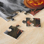 Papillon Halloween Spooky Legpuzzel (Zijkant)