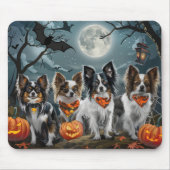 Papillon Halloween Spooky Muismat (Voorkant)