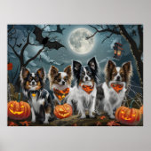 Papillon Halloween Spooky Poster (Voorkant)