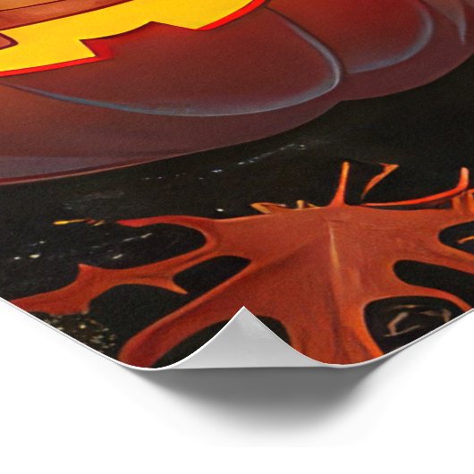 Papillon Halloween Spooky Poster (Hoek)