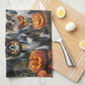 Papillon Halloween Spooky Theedoek (Quarter Fold)