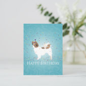 Papillon - Happy Birthday Briefkaart (Staand voorkant)