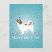 Papillon - Happy Birthday Briefkaart (Voorkant)