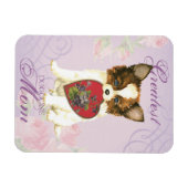 Papillon Heart mama Magneet (Horizontaal)