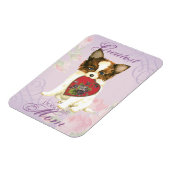Papillon Heart mama Magneet (Linkerzijde)