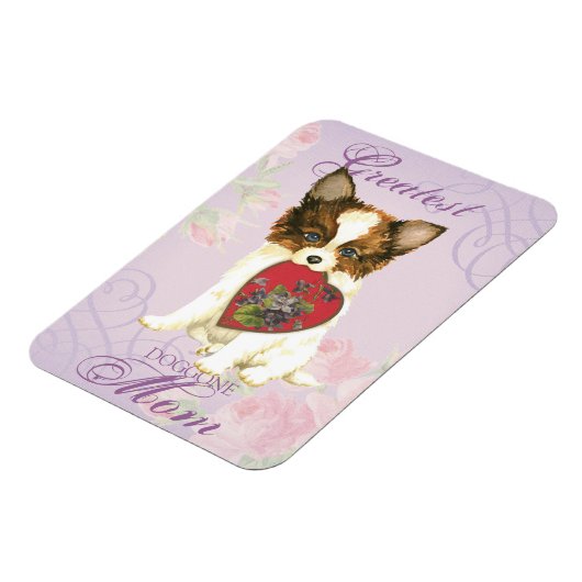 Papillon Heart mama Magneet (Linkerzijde)