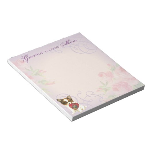 Papillon Heart mama Notitieblok (Schuin)