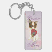Papillon Heart mama Sleutelhanger (Voorkant Links)