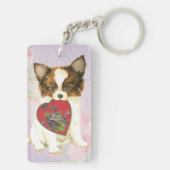 Papillon Heart mama Sleutelhanger (achterkant)