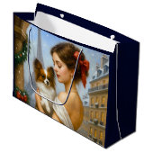 Papillon Holiday  Groot Cadeauzakje (Voorkant Gekanteld)