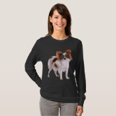 Papillon Hond In R Beste Voor Hond T-shirt (Voorkant volledig)