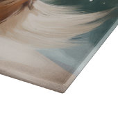 Papillon Hond in Sneeuw Kerstmis Snijplank (Hoek)