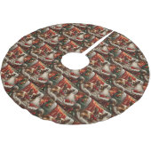 Papillon Hond Kerst Festiviteit Kerstboom Rok (Gekanteld)