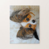 Papillon hond. legpuzzel (Verticaal)