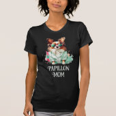 Papillon Hond Moeder Zonnebril T-shirt (Voorkant)